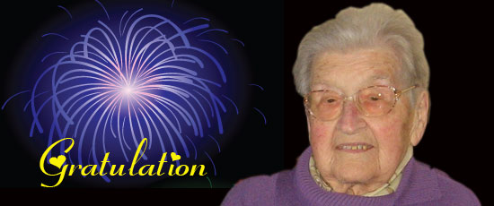 Katharina Ritzel aus Reichertshofen feierte kürzlich ihren 102. Geburtstag.